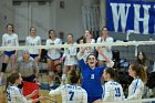 VB vs MHC  Wheaton Women's Volleyball vs Mount Holyoke College. - Photo by Keith Nordstrom : Wheaton, Volleyball, VB